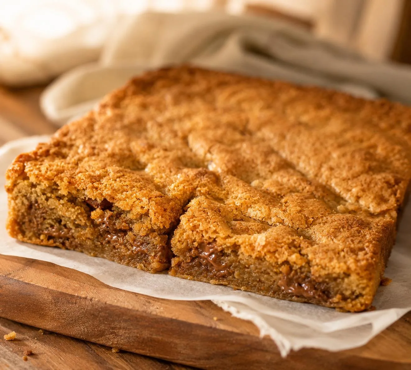 Chocolate Chip Blondies — freshly baked to order in Surrey